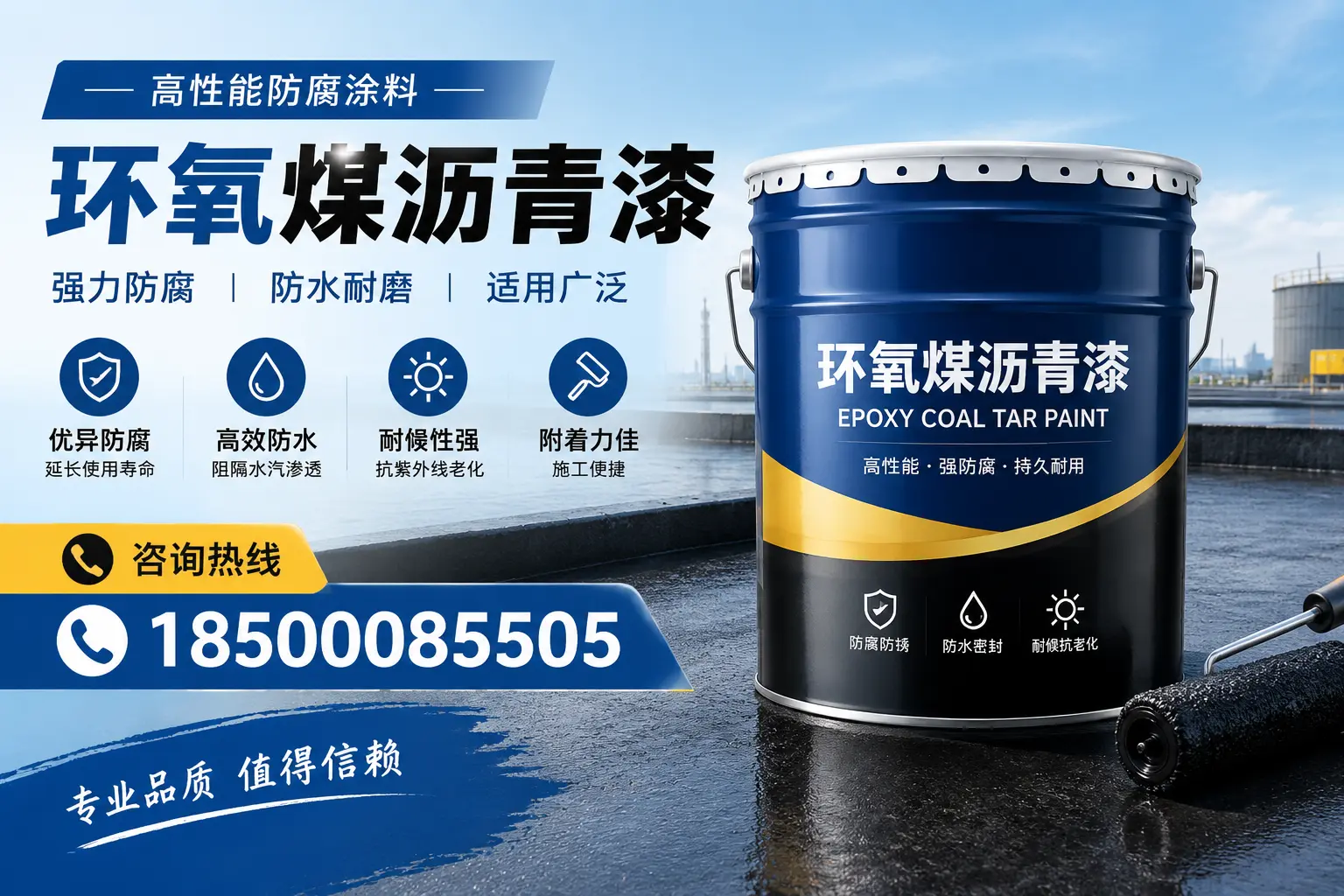 环氧煤沥青漆的主要成分与功能，福州用户深度了解